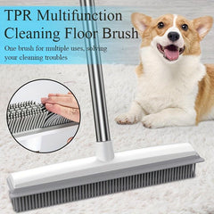 Pet Hair Removal Broom with Squeegee