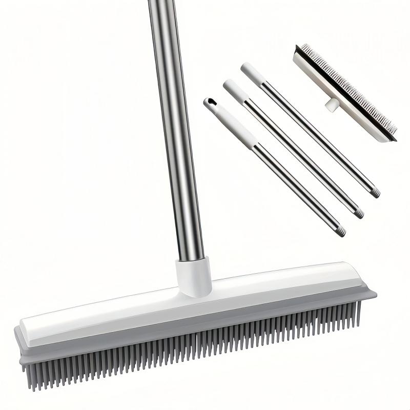 Pet Hair Removal Broom with Squeegee