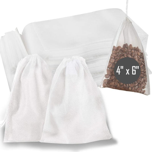 100pcs 200pcs Disposable Tea Filter Bags 4 6in 10 Safe Natural Tea Bags
