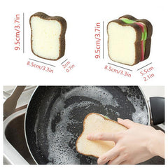 3pcs Heavy Duty Scrub Sponges for Deep Cleaning