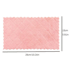 10pcs Double Sided Absorbent Kitchen Towels for Cleaning, Dishes, and More