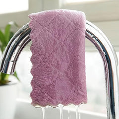 10pcs Double Sided Absorbent Kitchen Towels for Cleaning, Dishes, and More