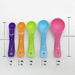 5Pcs Baking Measuring Spoons Set 1 2 5 5 7 5 15g ml Kitchen Gadgets Tools