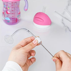 6pcs Extra Long Straw Cleaner Brush Kit for Tumbler Sippy Cup Bottle
