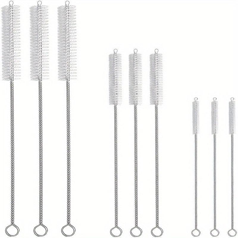 6pcs Extra Long Straw Cleaner Brush Kit for Tumbler Sippy Cup Bottle