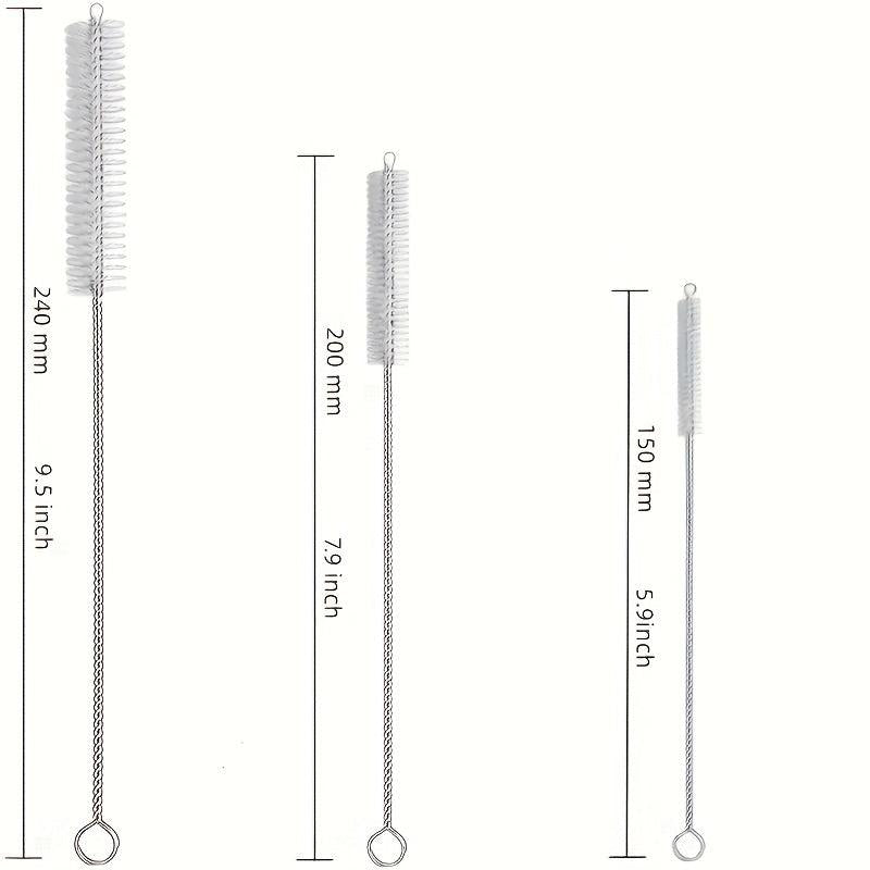 6pcs Extra Long Straw Cleaner Brush Kit for Tumbler Sippy Cup Bottle