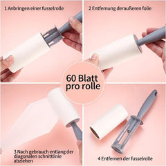 Lint Roller Value Pack 480 Sheets Tearable Sticky Portable Lint Rollers