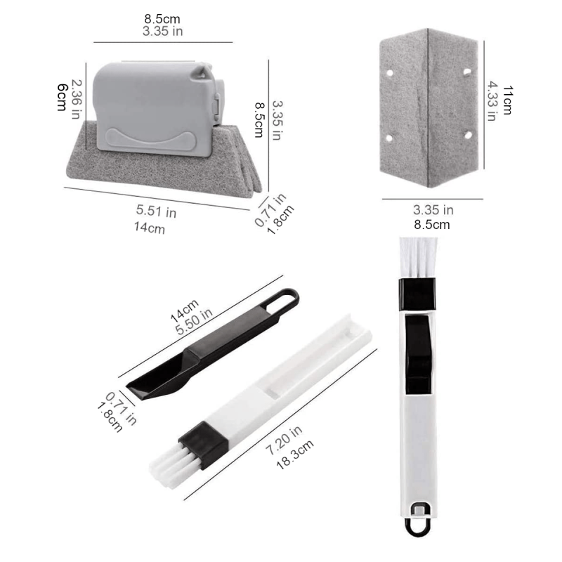 Magic Window Track Cleaner Set