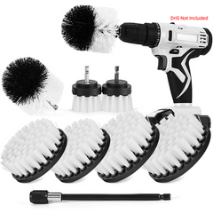8pcs Drill Brush Attachment Set Power Cleaning Scrub Brush