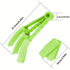 Window Blind Duster Brush Microfiber Sleeves Cleaning Tools for Shutters AC Dust