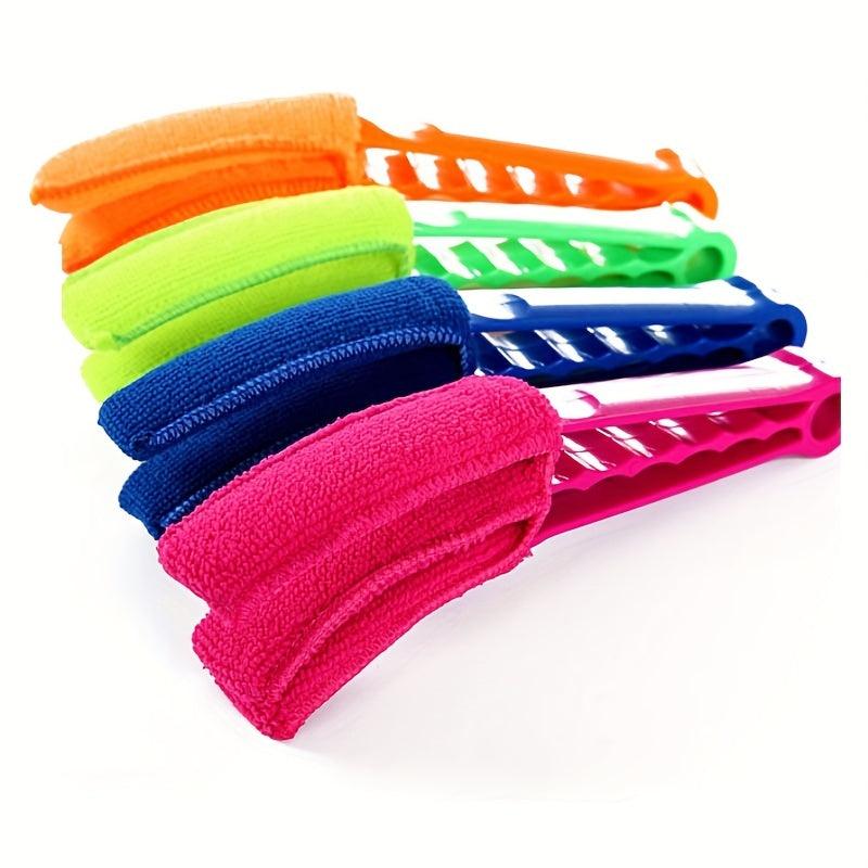 Window Blind Duster Brush Microfiber Sleeves Cleaning Tools for Shutters AC Dust