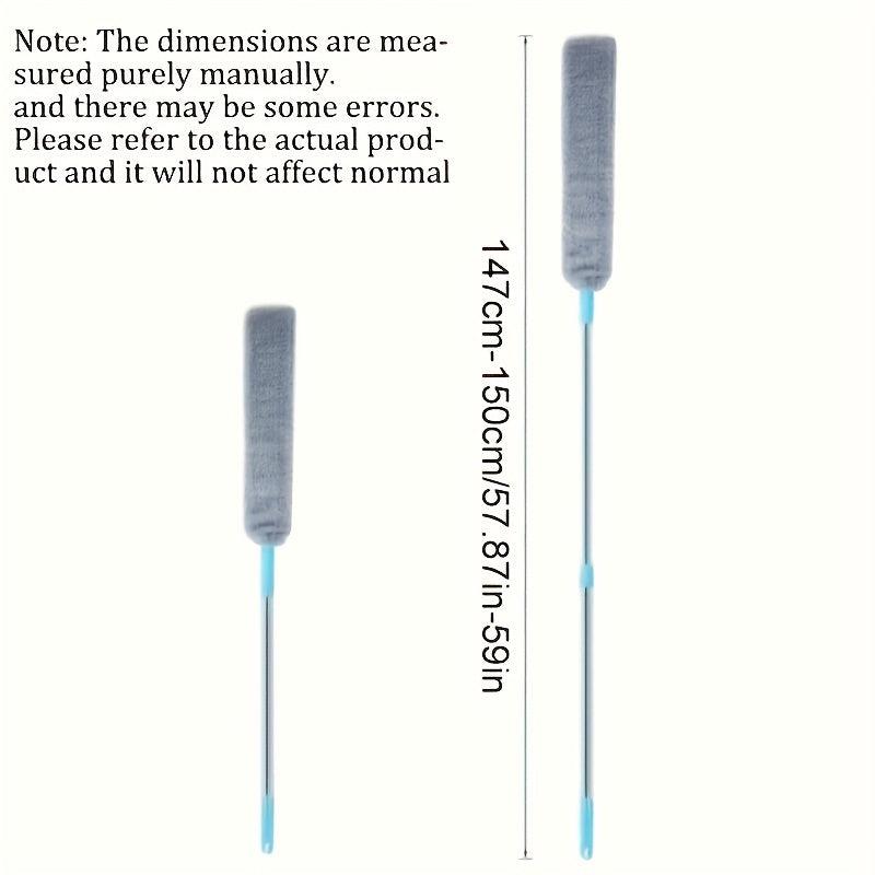 Retractable Gap Dust Cleaner Under Appliance Microfiber Duster