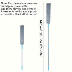 Retractable Gap Dust Cleaner Under Appliance Microfiber Duster
