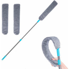 Retractable Gap Dust Cleaner Under Appliance Microfiber Duster