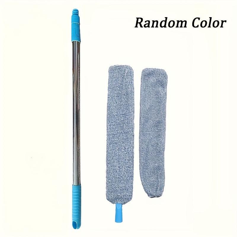 Retractable Gap Dust Cleaner Under Appliance Microfiber Duster