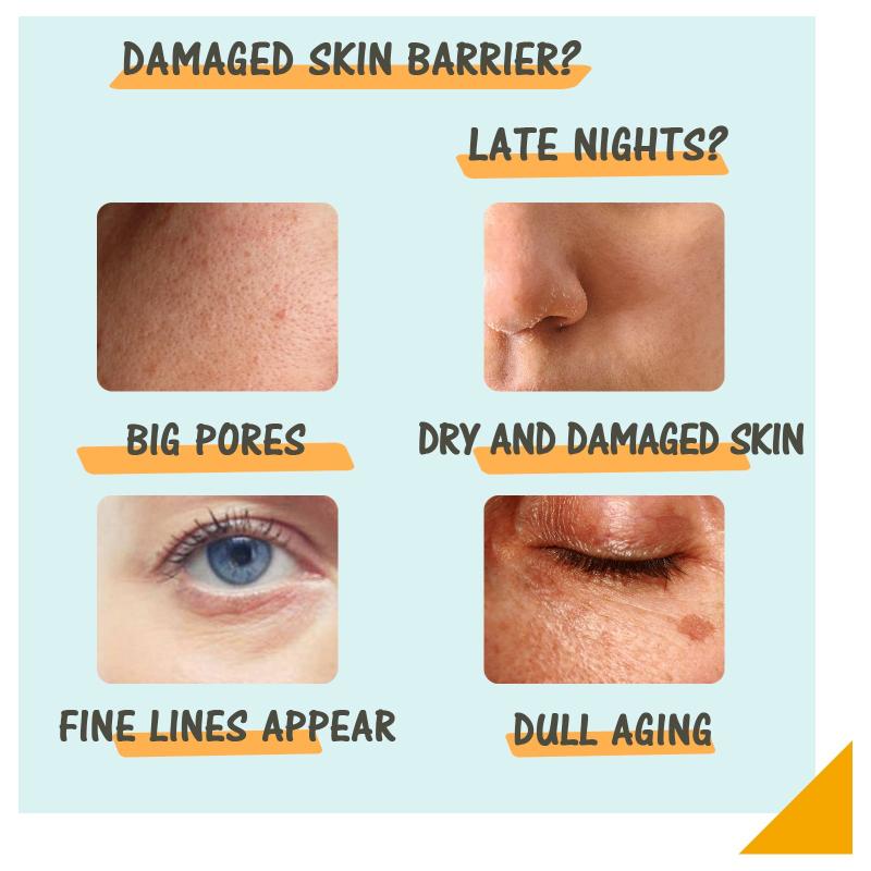 2pcs Vitamin C Retinol Firming Serum Softens Skin Smoothes Wrinkles Skin Care