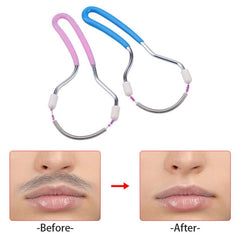 Spring Facial Hair Remover Stainless Steel Epilator Handheld Threading Tool