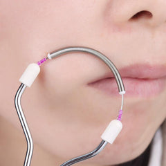 Spring Facial Hair Remover Stainless Steel Epilator Handheld Threading Tool