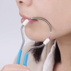 Spring Facial Hair Remover Stainless Steel Epilator Handheld Threading Tool