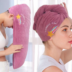 Hair Towel Wrap For Women Microfiber Hair Turban Wet Hair Drying Towel