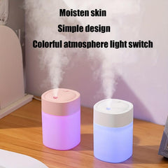 USB Plug-in Humidifier Aroma Light Silent Home Office Desktop Skin Care Decor
