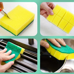 10pcs Double Sided Nano Sponge for Kitchen Cleaning