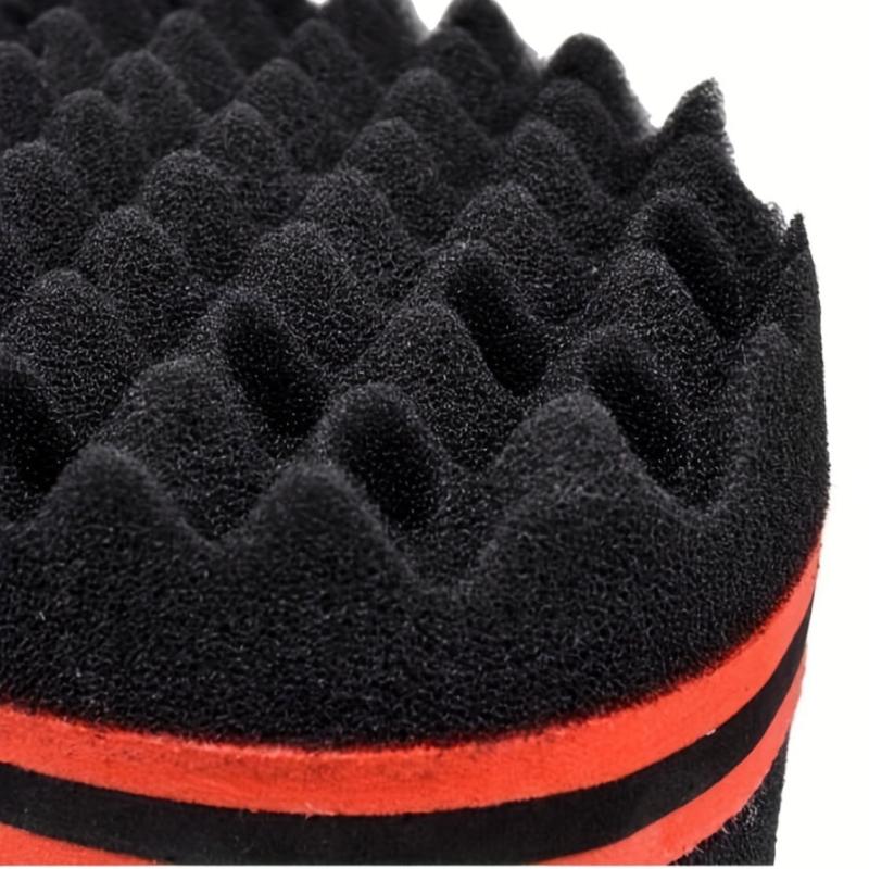 Double-Sided Hair Brush Sponge for Braids and Curls