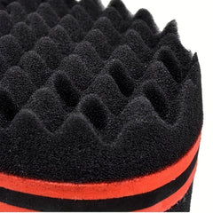 Double-Sided Hair Brush Sponge for Braids and Curls