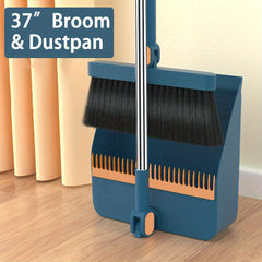 Household Broom And Dustpan Set Long Handle Cleaning Tool