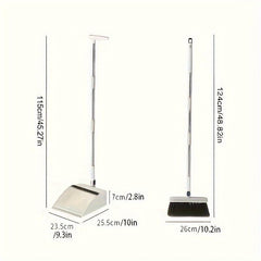 Household Broom And Dustpan Set Long Handle Cleaning Tool