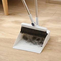 Household Broom And Dustpan Set Long Handle Cleaning Tool