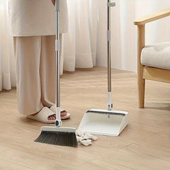 Household Broom And Dustpan Set Long Handle Cleaning Tool