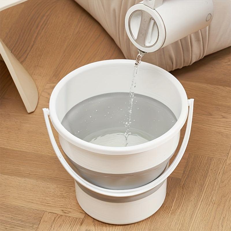 1pc Collapsible Bucket Portable Water Bucket Foldable Car Washing Bucket