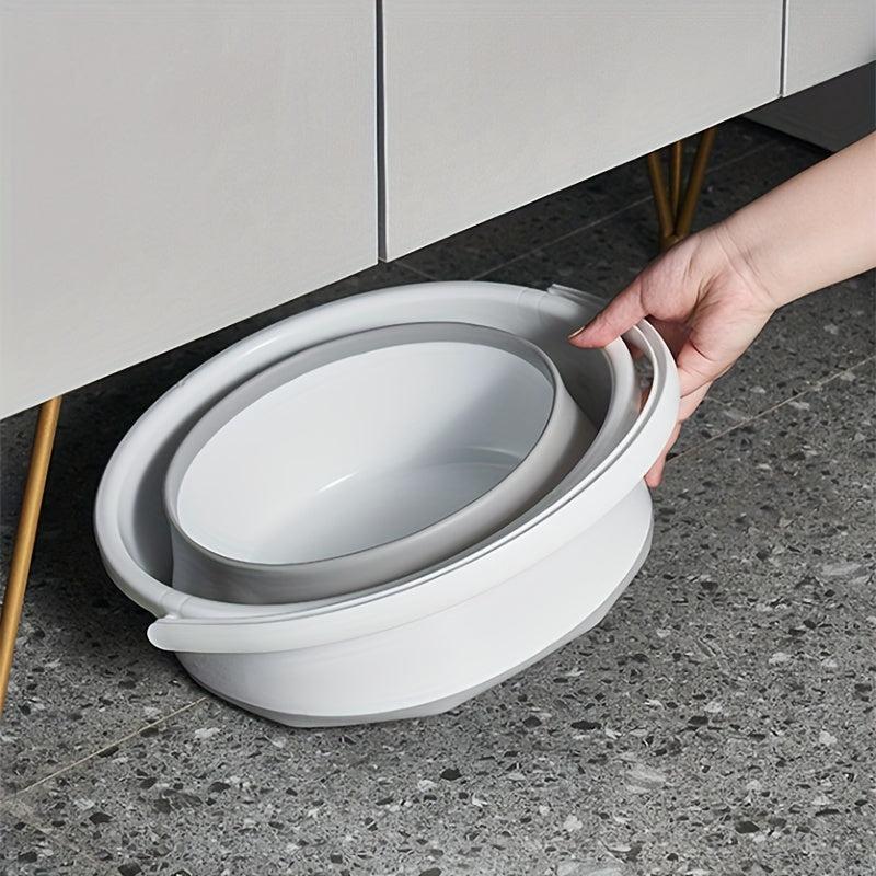 1pc Collapsible Bucket Portable Water Bucket Foldable Car Washing Bucket