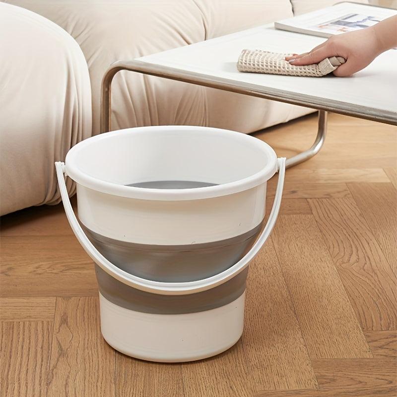 1pc Collapsible Bucket Portable Water Bucket Foldable Car Washing Bucket