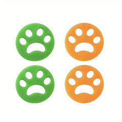 4pcs Pet Hair Remover For Laundry Reusable Washing Machine Lint Remover