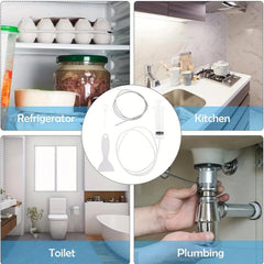 5pcs Refrigerator Drain Cleaning Brush and Suction Syringe Set