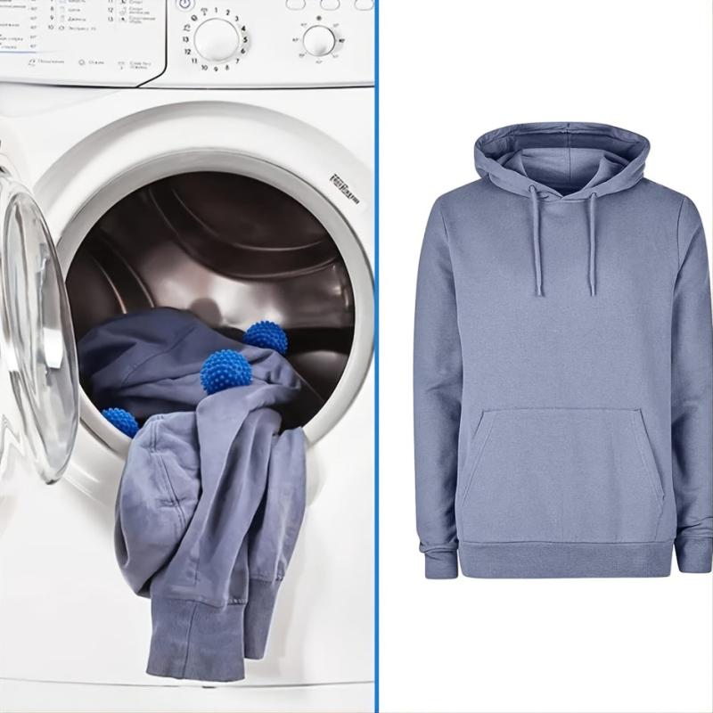 2pcs Laundry Ball Dryer Clothes Fluffy Anti Tangle