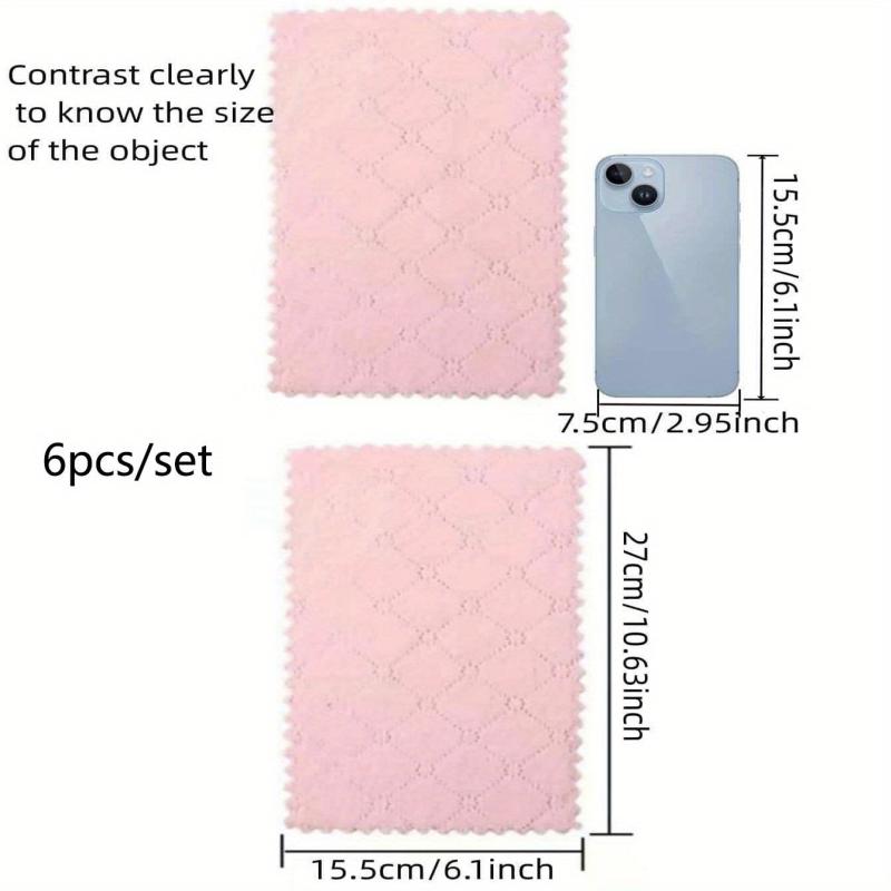 Thickened Double Sided Cleaning Cloth 12pcs Two Plaid Dishcloths Cleaning Rags
