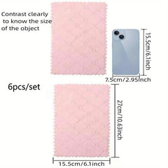Thickened Double Sided Cleaning Cloth 12pcs Two Plaid Dishcloths Cleaning Rags