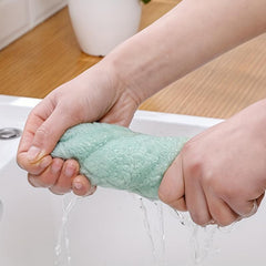 Thickened Double Sided Cleaning Cloth 12pcs Two Plaid Dishcloths Cleaning Rags
