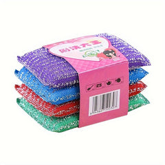 8pcs Kitchen Dishwashing Sponge Double-sided Cleaning Scouring Pad