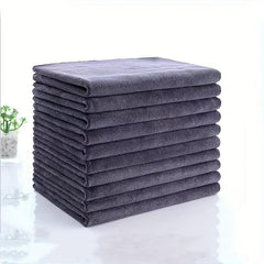 12pcs Microfiber Cleaning Cloth Dishwashing Towel Household Rag Kitchen Bathroom