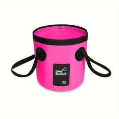 12L Foldable Water Bucket Fishing Container for Camping Hiking