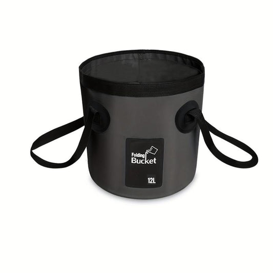 12L Foldable Water Bucket Fishing Container for Camping Hiking