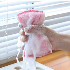 3pcs Kitchen Dishwashing Sponge Pot Brush Household Cleaning Sponge