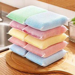 3pcs Kitchen Dishwashing Sponge Pot Brush Household Cleaning Sponge