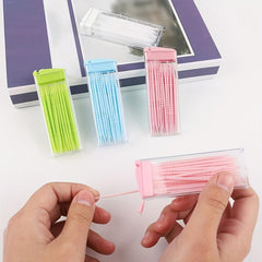 Disposable Plastic Double-ended Toothpicks 100-200pcs