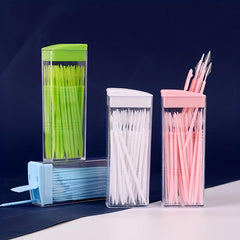 Disposable Plastic Double-ended Toothpicks 100-200pcs