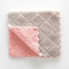 10pcs Kitchen Cleaning Towel Dishwashing Household Non stick Washing Pad